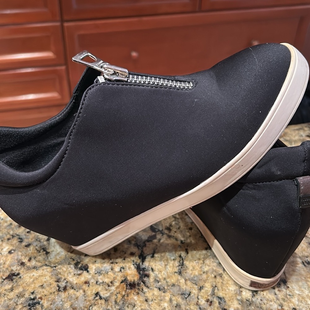Rudsak wedge sneaker Black Women's Slip-On Shoes